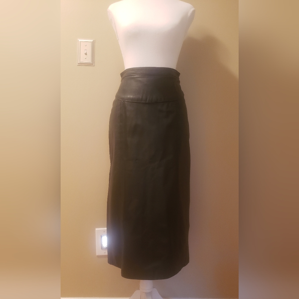 Vintage Leather Skirt